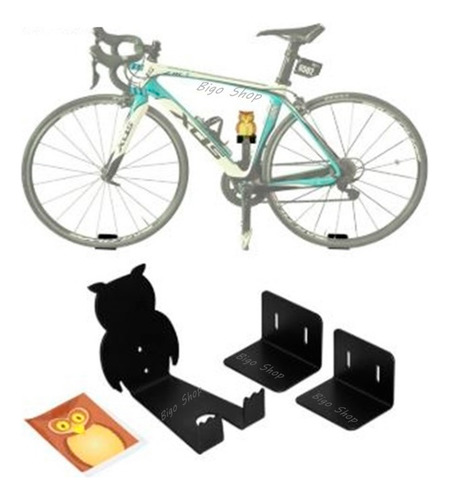 Suporte De Parede Coruja Mtb Speed Horizontal Apoio Pedal