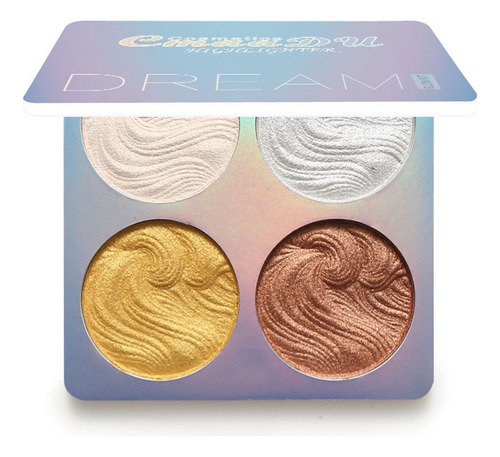 Polvo Facial De Maquillaje C New, Iluminador Bronceador De 4