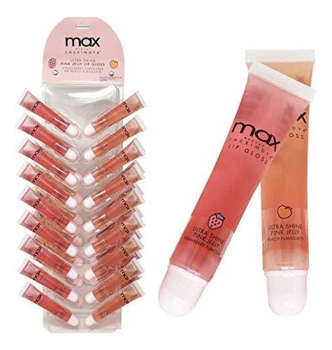 Brillos Labiales - (36 Unidades) Max Makeup Cherimoya Pi