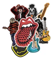 Comprar Pack Stickers Rock Bandas Calcomanias Musica Apum