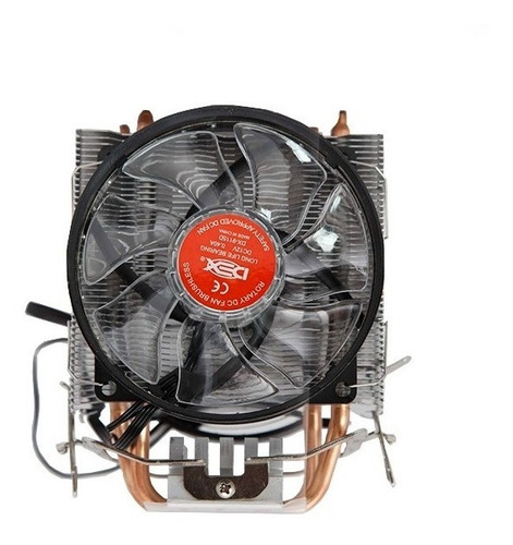 Imagem 4 de 7 de Cooler Box Duplo Dual Fan Cpu Gamer Intel E Amd 15 Leds