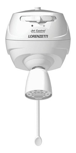 Imagem 1 de 2 de Chuveiro elétrico de parede Lorenzetti Jet Control Eletrônica branco 7800W 220V