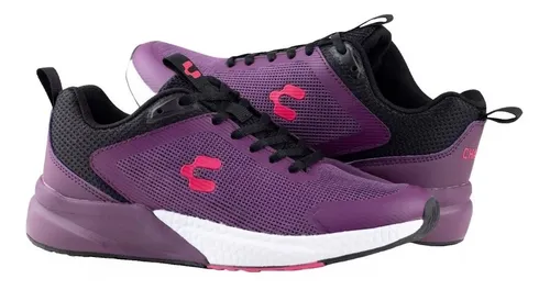 Tenis Charly Lava Morado Negro Dama 1059039 Mor neg