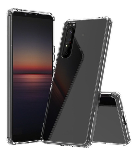 Funda Protectora Acrílica Para Sony Xperia 1 Ii Tpu +