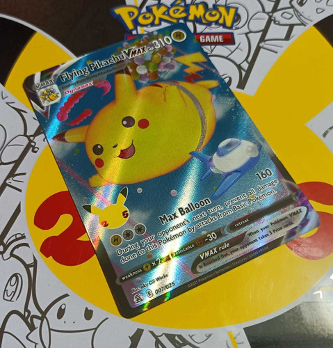 Flying Pikachu Vmax Carta Pokémon Original Nueva 