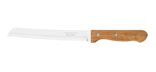 Cuchillo Pan 8'' Tramontina Dynamic Mango Madera 31cm