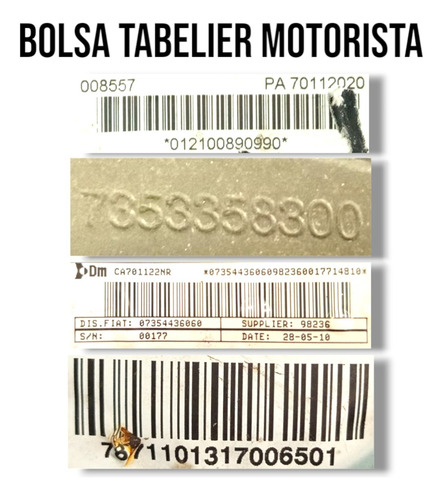Kit Painel Tabelier Linea Lx 1.9 16v 127cv Flex 2010 Manual (Usado)