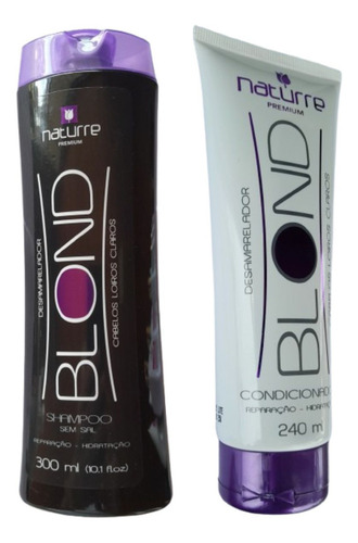 Kit Blond Naturrê Loiro Shampoo + Condicionador 300ml Cada