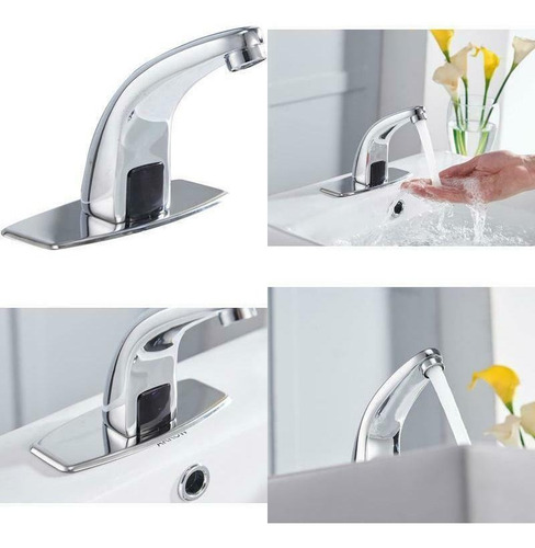 Grifo De Baño Greenspring Con Sensor Automático, Sin Contac