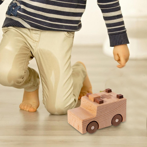 Adorno De Juguete De Coche De Madera, Figura Estilo B