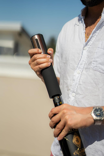 Abridor Eléctrico De Botellas De Vino Con Forma De Sacacorch