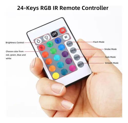 Rgbzone 5v Usb Rgb Led Controller, Ir Wireless Remote Contro
