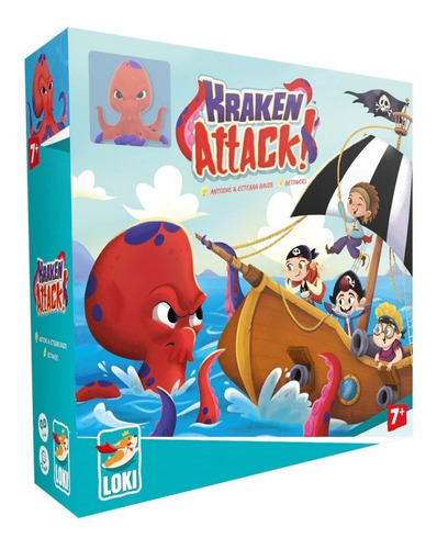 Kraken Attack -juego De Mesa - Español Multilenguaje