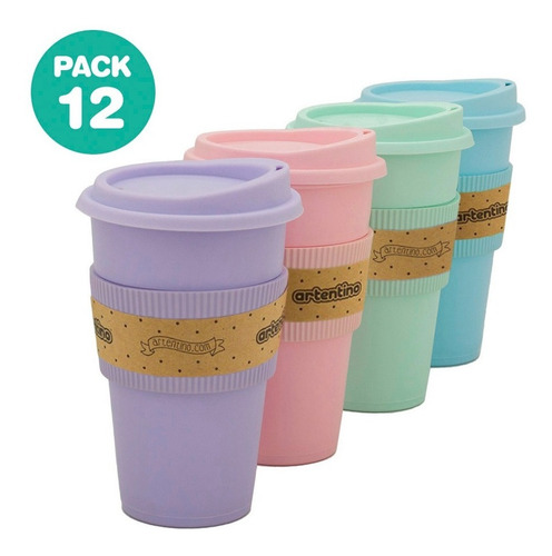 Imagen 2 de 8 de 12 Vaso Termico Jarro Cafe Taza Termica Tapa Banda Silicona