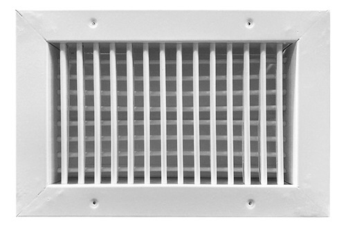 Rejilla 25x15 Inyección Doble Deflector Triflex Sin Palanca Blanco