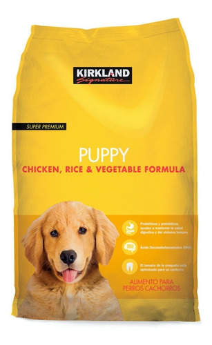 Alimento Perro Kirkland Puppy Arroz,pollo Y Vegetales 9.07kg