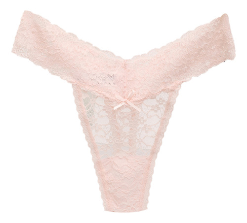 Tangas De Encaje Transparentes Y Transpirables Para Mujer De