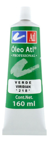 Oleo Atl T-40 160ml Arte Pintura A Escoger Color Verde Viridan No. 218 1pz