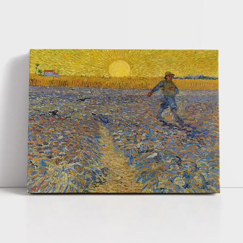 El Sembrador A La Puesta Del Sol - Vincent Van Gogh