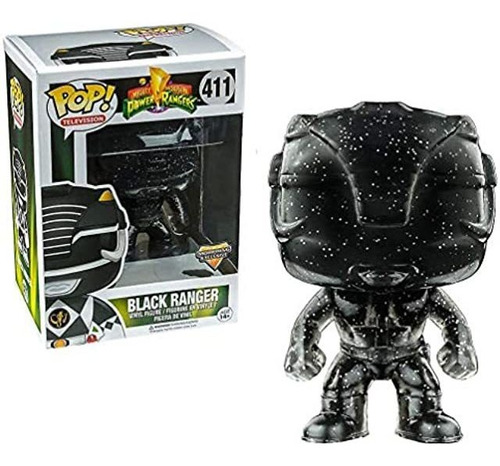 Funko Pop Power Rangers - Figura De Ranger Negra, Exclusiva