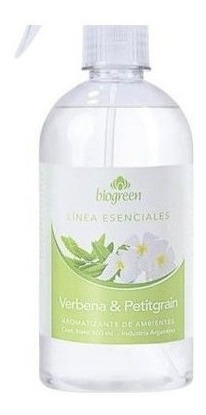 Aromatizante Biogreen Verbena Y Petitgrain 500ml Sin Gatillo