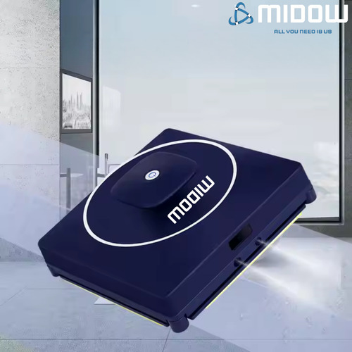 Robot Limpia Vidrios Inteligente Midow Interior Exterior 72w Control Remoto App Deposito De Liquidos