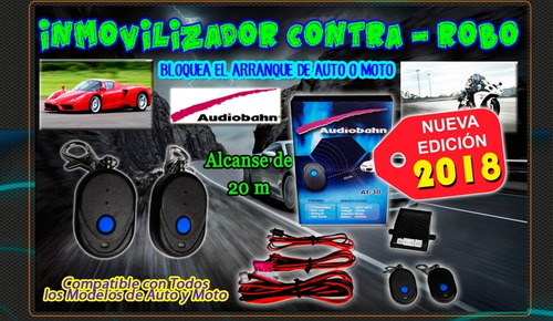 Vecctronica:inmovilizador By Audiobahn Para Motos O Autos.