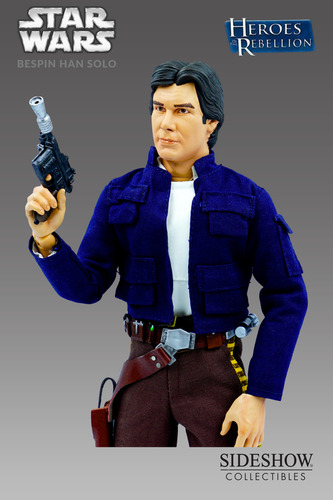 Star Wars Sideshow Heroes Rebellion Han Solo Bespin 1:6 Msi