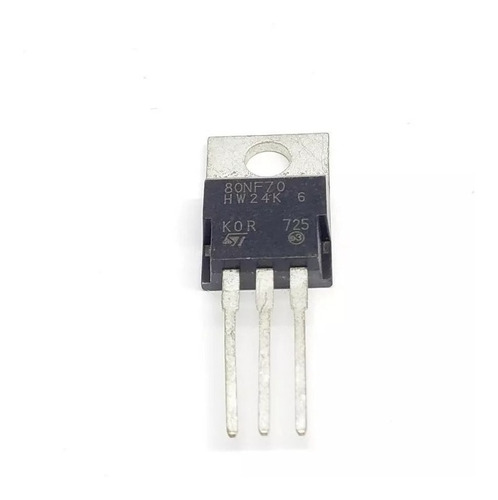 2x Transistor Stp80nf70 80nf70 P80nf70 To-220 98a 68v Mosfet