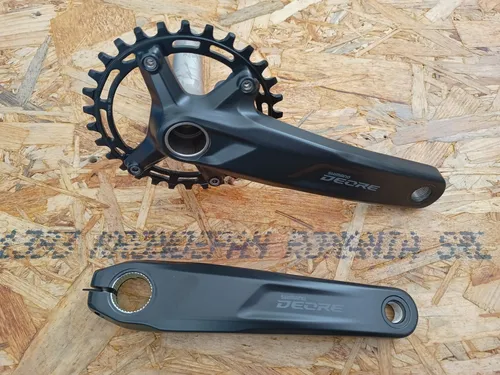 Plato Bielas Shimano Deore Mtb Fc-m5100-1 32t Negro + Centro