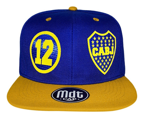 Gorra Plana Boca Jugador  N12