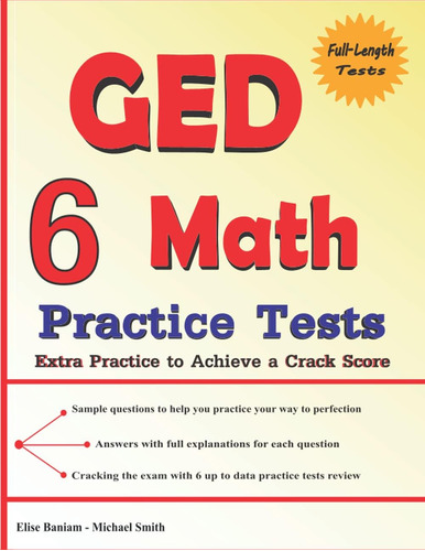 Libro: 6 Ged Math Practice Tests: Extra Practice To Achieve