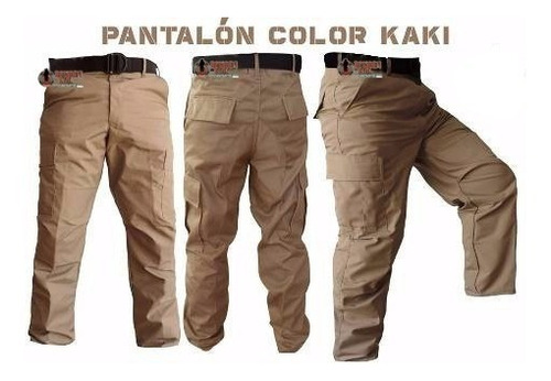 Pantalon Tactico Hombre Militar Comando Policia Gris Militar