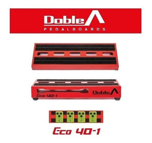 Pedalboard Doble A® - Modelo Eco 40-1 Con Funda Acolchada