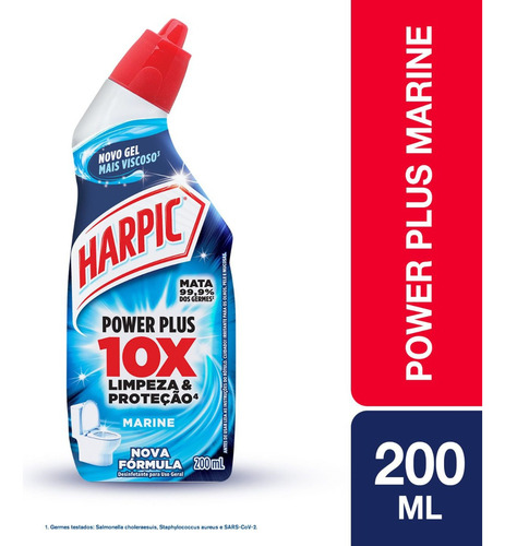 Desinfetante Sanitário Líquido Harpic Power Plus 200ml