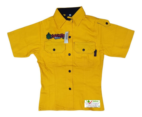 Camisola Scout Para Adulto Amarilla Mujer