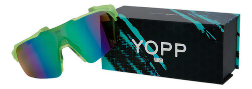 Óculos De Sol Esportivo Yopp Uv400 Corrida E Bike Mask L 2.3