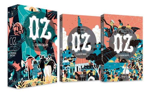 Box C/ 2 Livros Lacrados O Mágico De Oz E A Maravilhosa Terra De Oz Contos Infantis L. Frank Baum