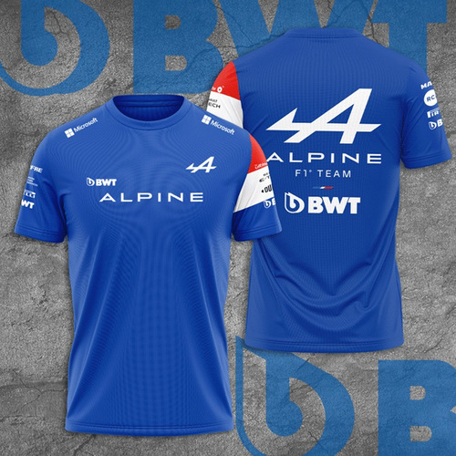 F1 Alpine Tops Spain Alonso Camisetas Para Hombre