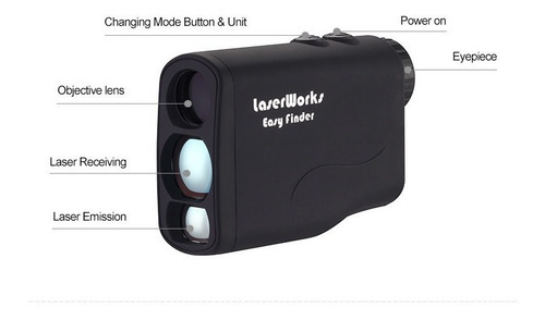 Laser Golf Telemetro Rangefinder Laserworks 600spi
