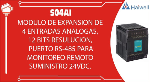 Modulo De Expansion 4 Entradas Analogas ( S04ai)