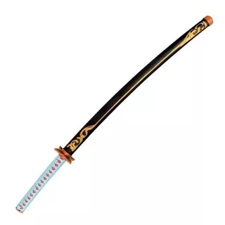 LixLan 75/100cm Cosplay Anime Espada Demon Slayer Blade Color : Kochou Shinobu A, Size : 75cm/27.6inch Espada samurái de Madera Kochou Shinobu Kamado Prop Modelo de Arma Anime Cosplay Katana 
