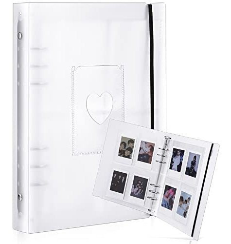 Mini Photo Album With 20 Pcs Inner 6 Ring Photocard Binder A