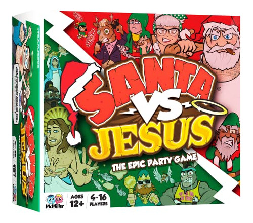 Santa Vs Jesus The Epic Party Card Game | Juegos De Mes...