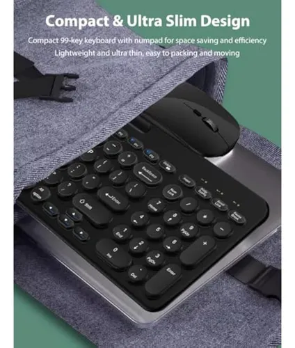 Combo De Teclado Y Mouse Inalámbricos De Modo Dual