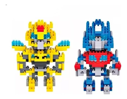 Optimus Prime & Bumblebee Autobots Mini Bloques Armables 