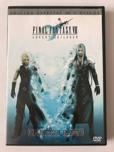Final Fantasy 7 Vii Advent Children Dvd El Rescate 2 Discos