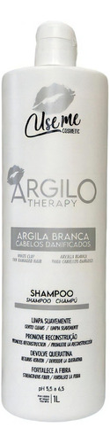 Shampoo Para Cabelos Danificados Use Me Argila Branca 1l