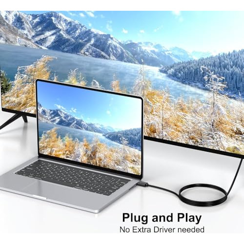 Cable Usb C A Dvi De 6 Pies, Compatible Con Conexin Rapida Y