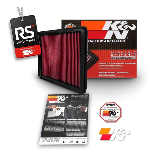 Imagem 5 de 5 de Filtro De Ar Esportivo Inbox Lavável K&n Hyundai Azera 3.3